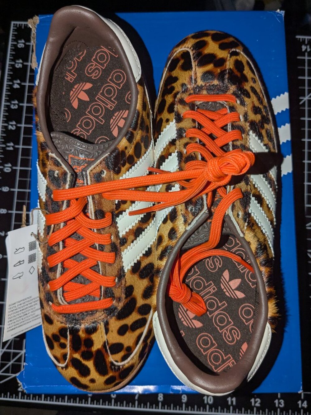 adidas Originals SL72 OG sneakers in leopard print